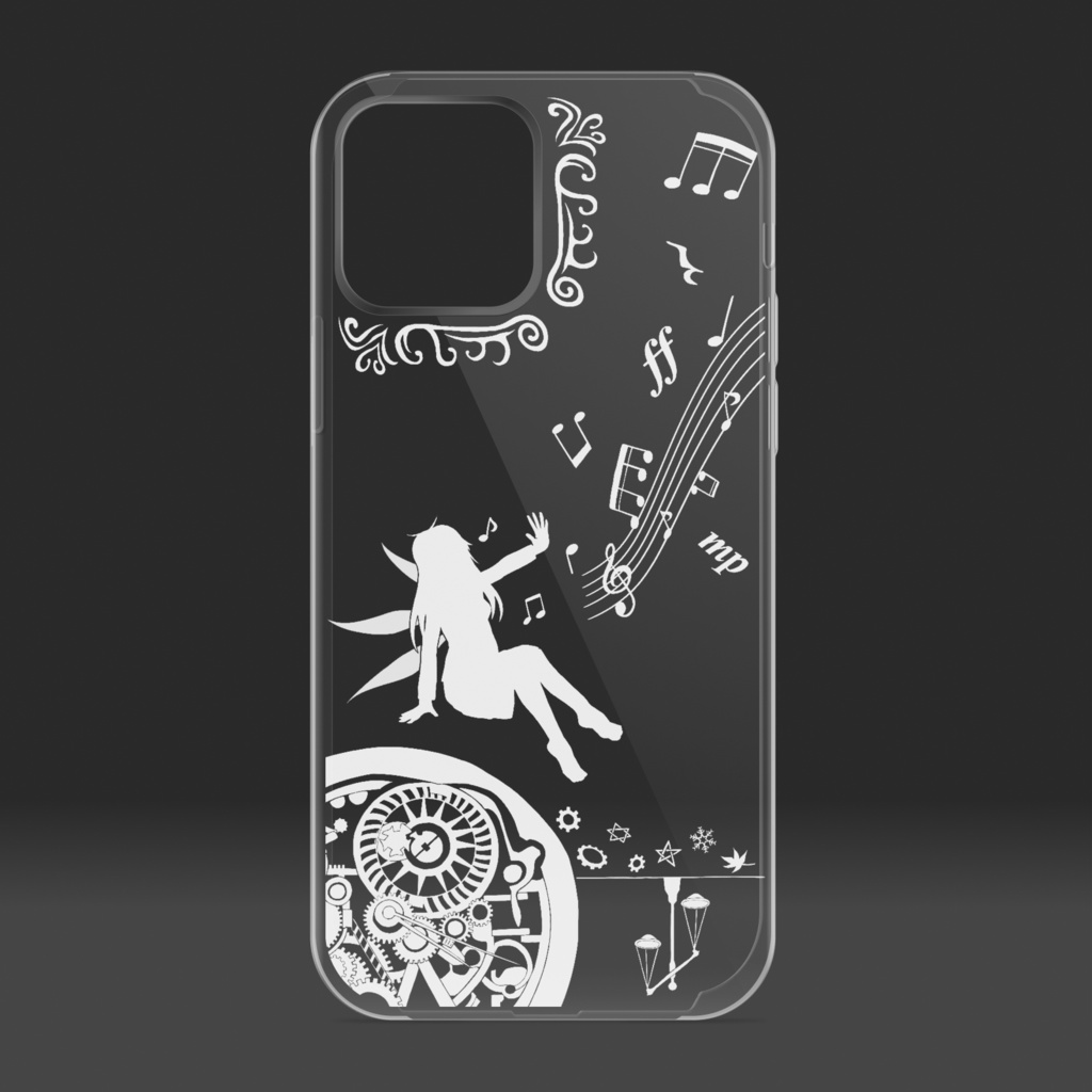 妖精さん(テュイ)クリアiPhoneケース