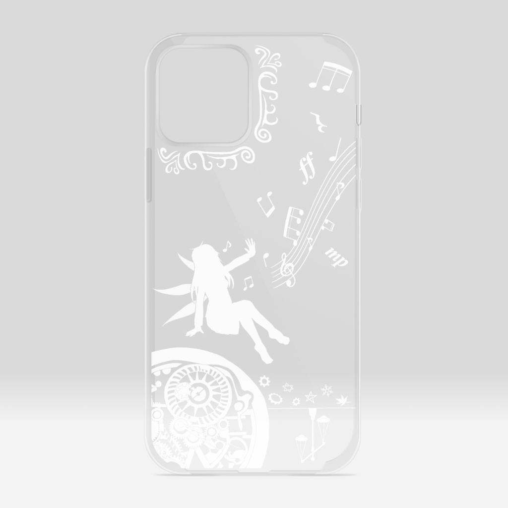 妖精さん(テュイ)クリアiPhoneケース