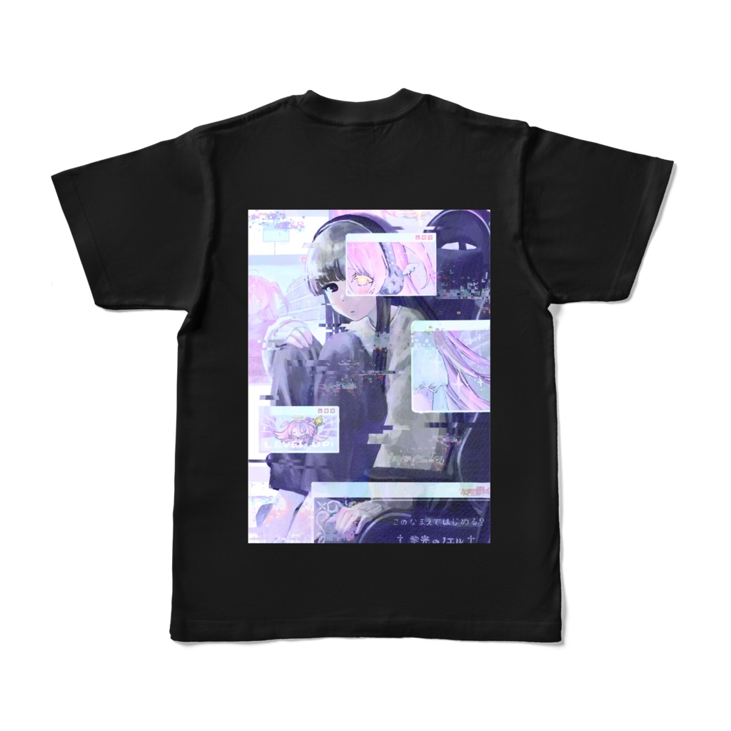 背面グラフィックTシャツ