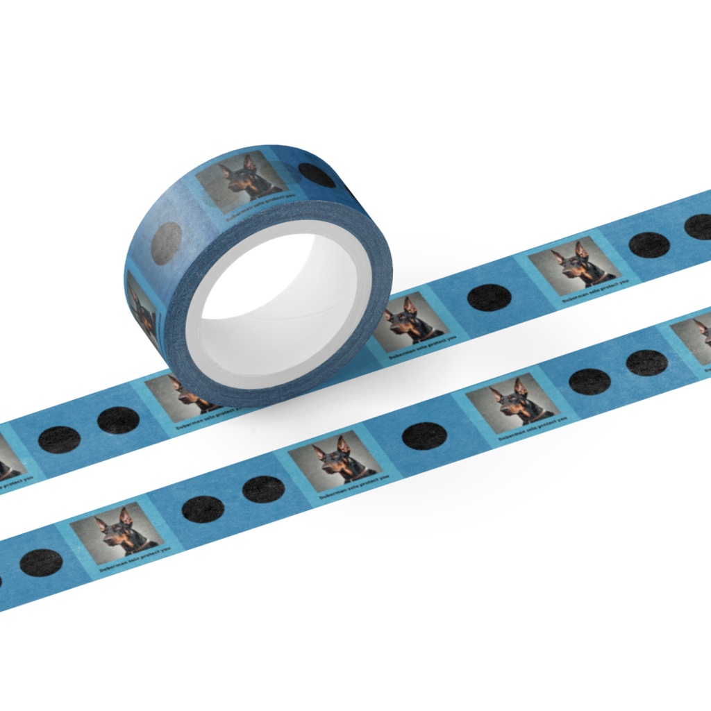 マスキングテープ ドーベルマン　ソロ      Doberman Solo