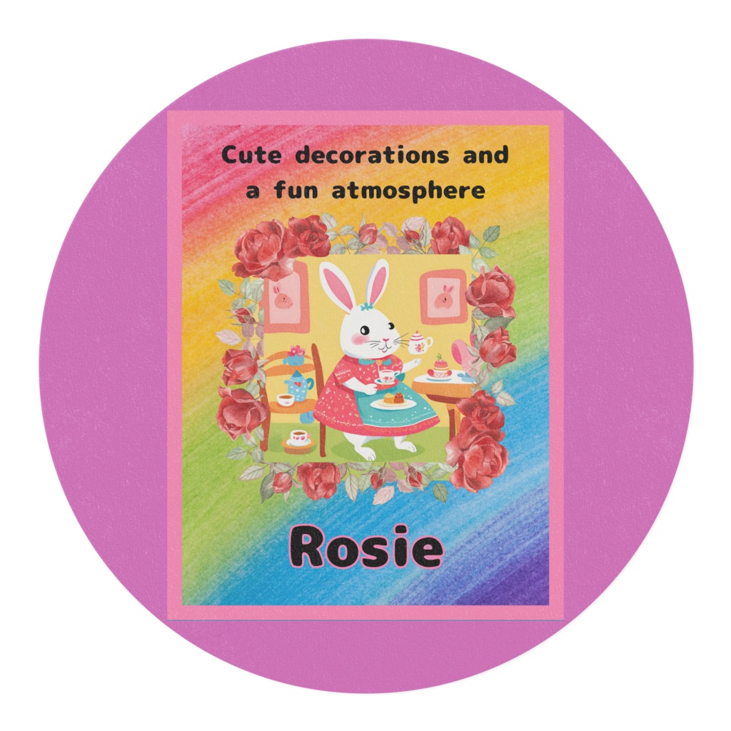 マスキングテープ - テープ幅 15mm お茶会シリーズ Tea party series ロージー Rosie