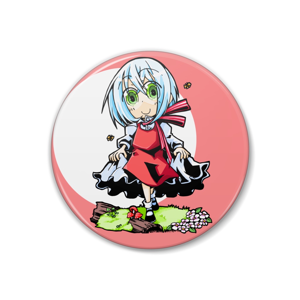 ツキ　缶バッジ