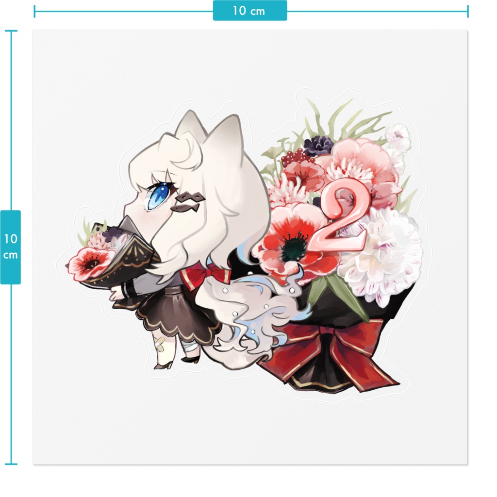 常世めぐる 2周年記念限定ステッカー