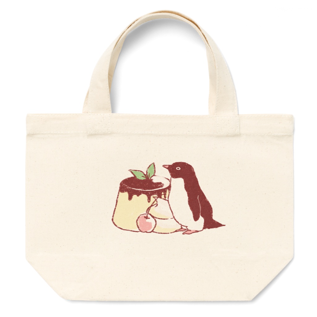 アデリーペンギン&プリン トートバッグ