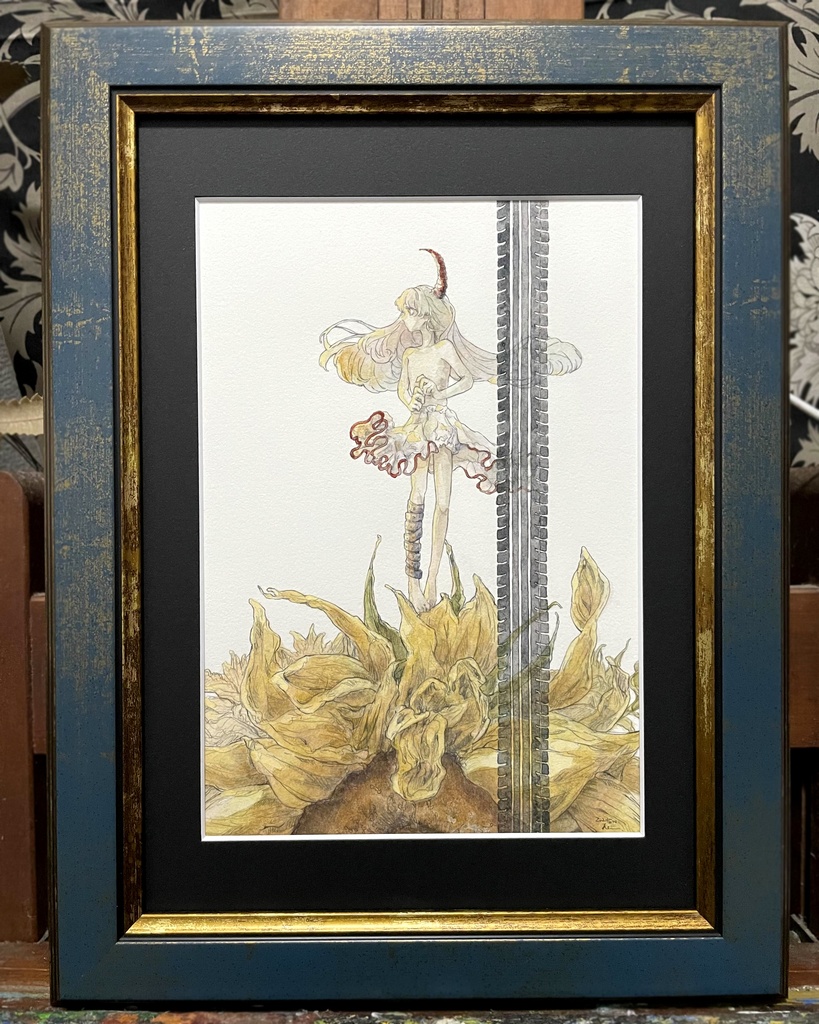 原画「逃げ足：時速1500km」