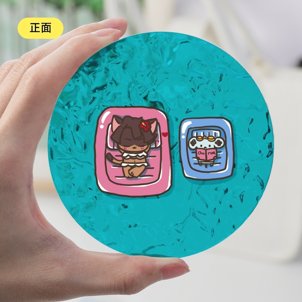 サマーちゅにゃアクリルコースター