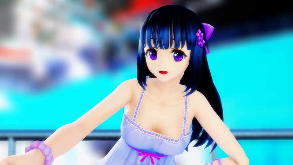 B子 Ver1.00 MikuMikuDance用 オリキャラ3Dモデル