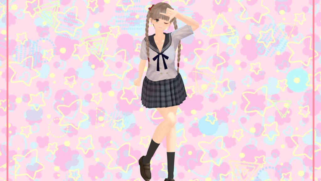 コンサートステージMMDモデル(夕月MMDモデル付き)