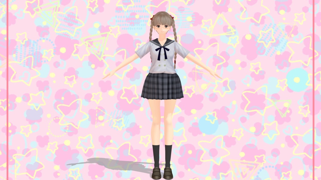 コンサートステージMMDモデル(夕月MMDモデル付き)