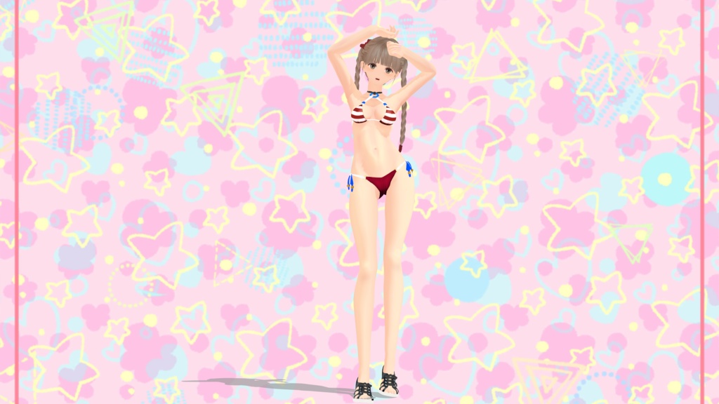 コンサートステージMMDモデル(夕月MMDモデル付き)