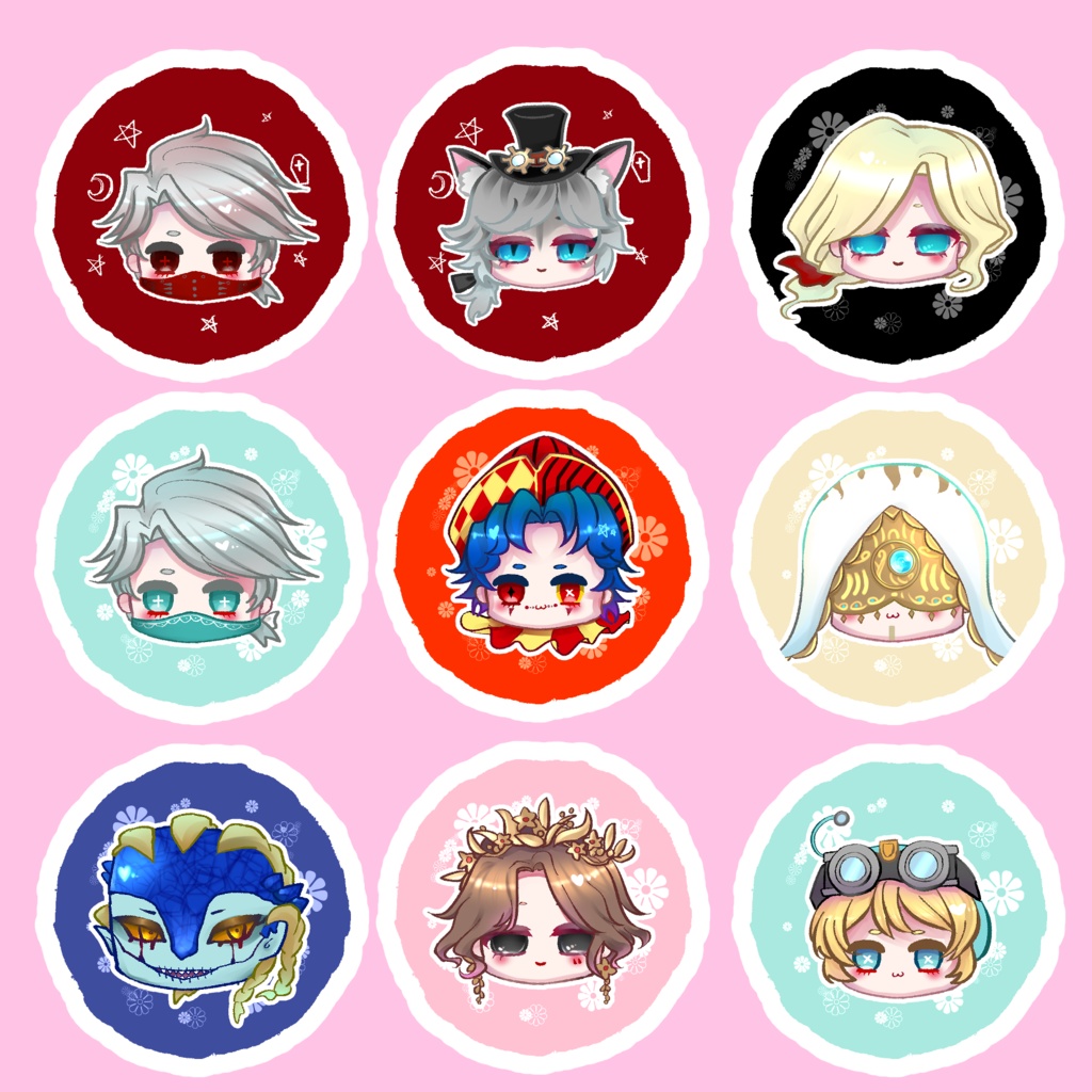 第五人格　缶バッジ