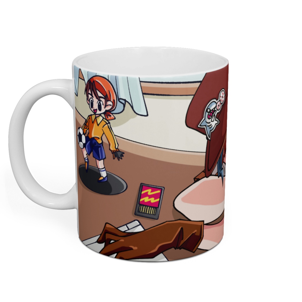 朝乃めざめ。エモいマグカップ