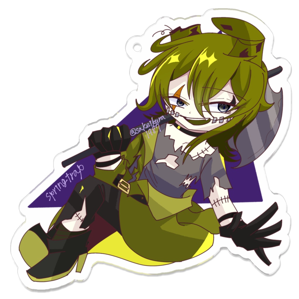 【2024年ver】Springtrap | 擬人化アクリルキーホルダー