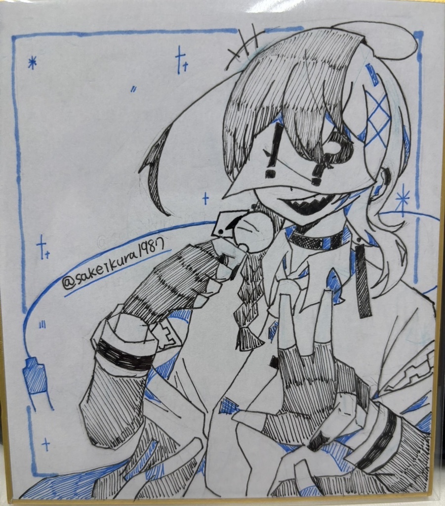 【アンノウン】ミニ色紙