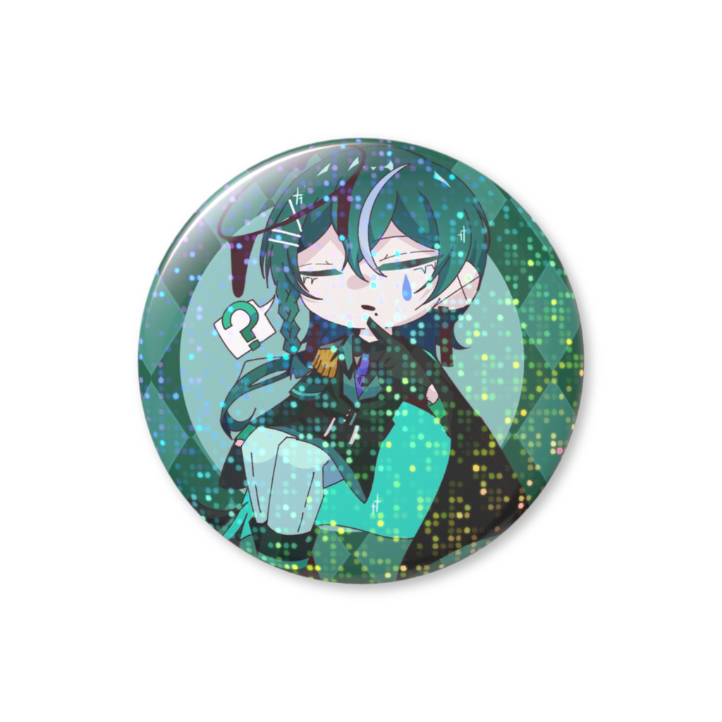 【レド】SDグリッター缶バッジ