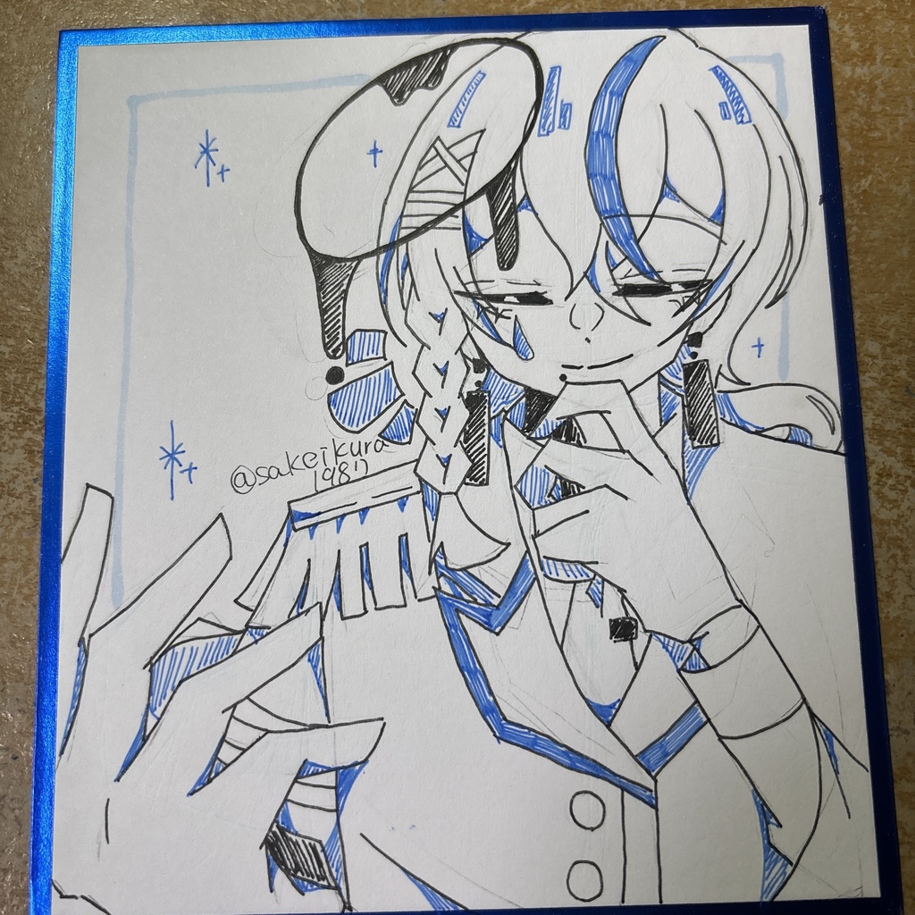 ミニ色紙【レド】