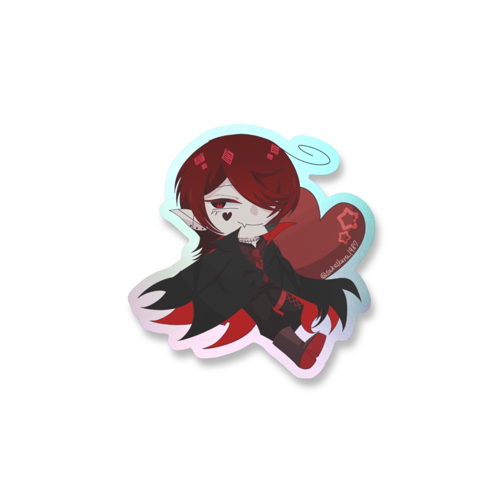 夢達のオーロラスマホステッカー