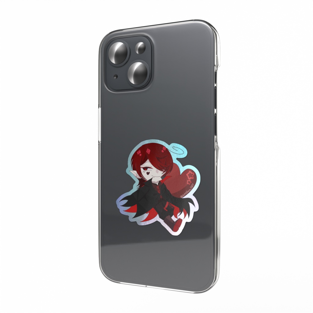 夢達のオーロラスマホステッカー