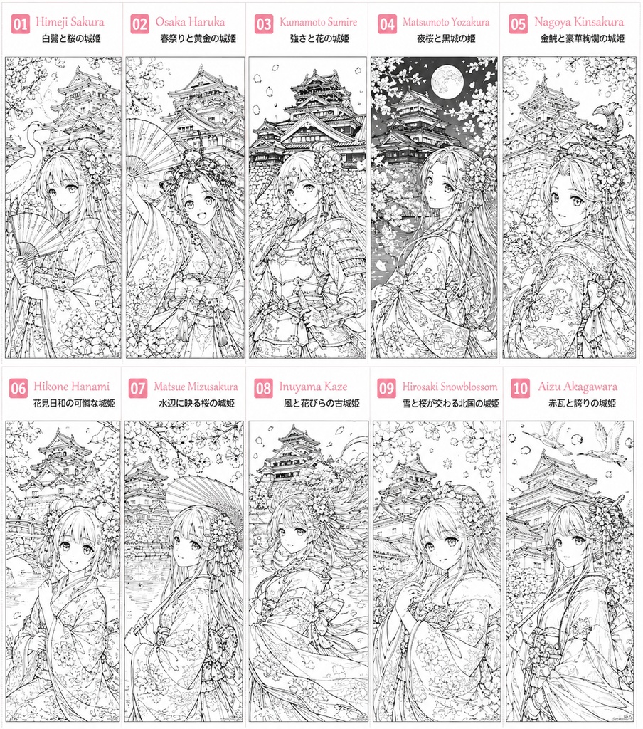 お城姫 Vol.2さくら城のプリンセスたち２０枚セット