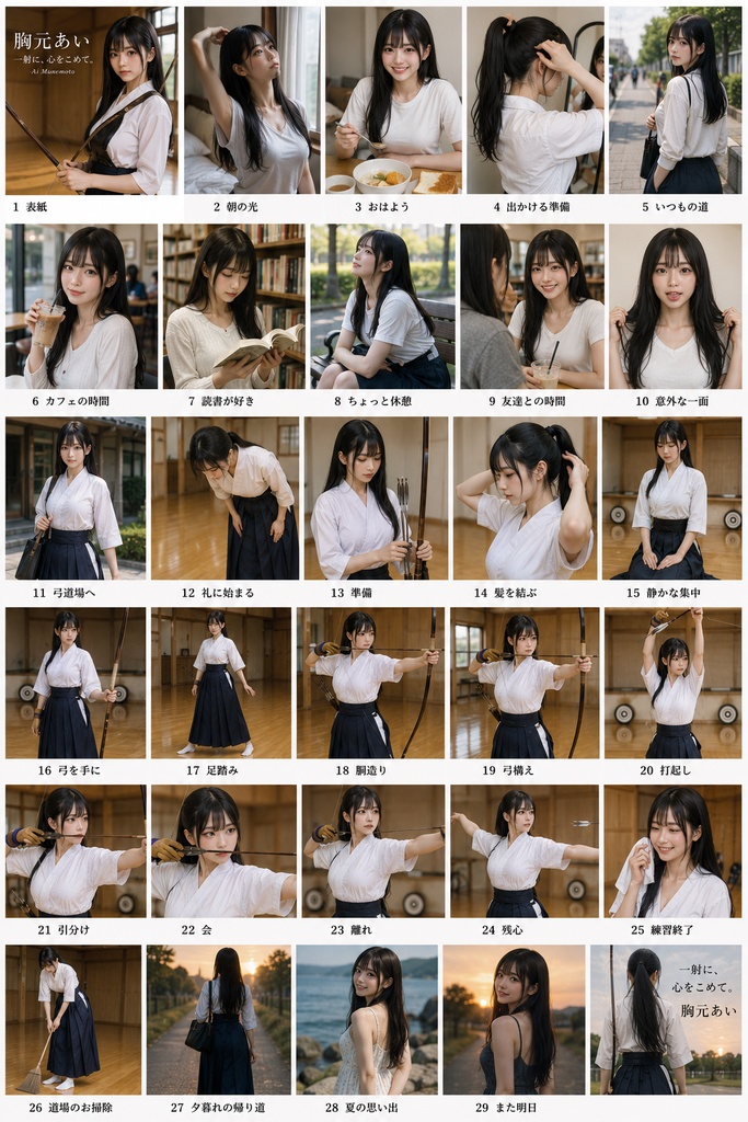 胸元　あいの夏の写真集