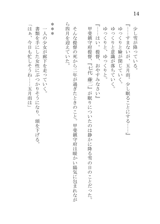 艦これ二次創作小説同人誌フルセット