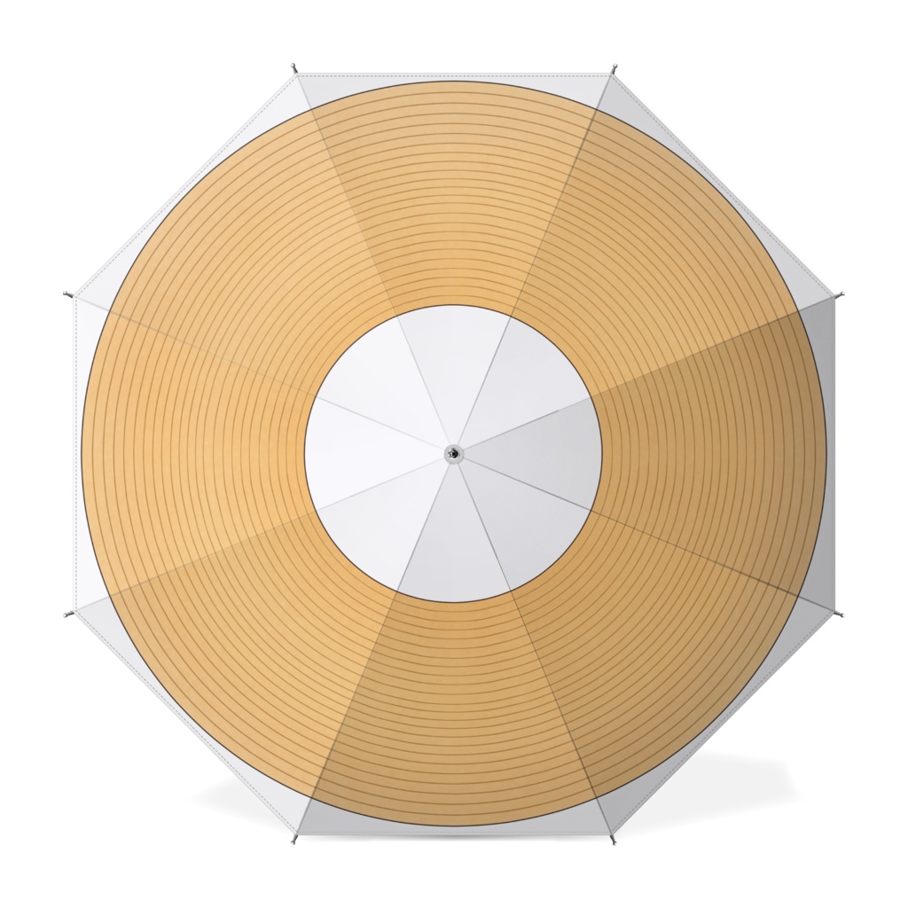 バームクーヘンな傘