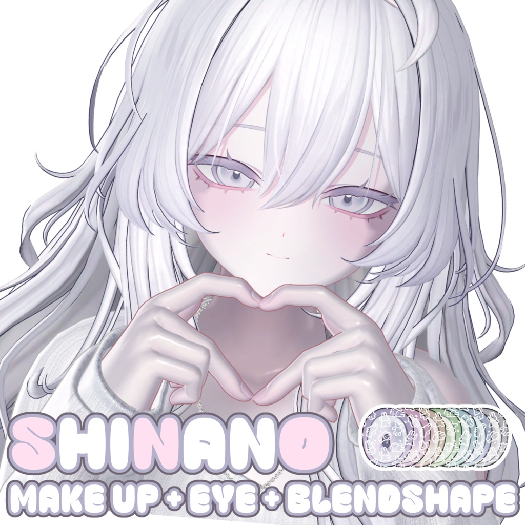 [Shinano しなの] MakeUp+Eye+Blendshapes