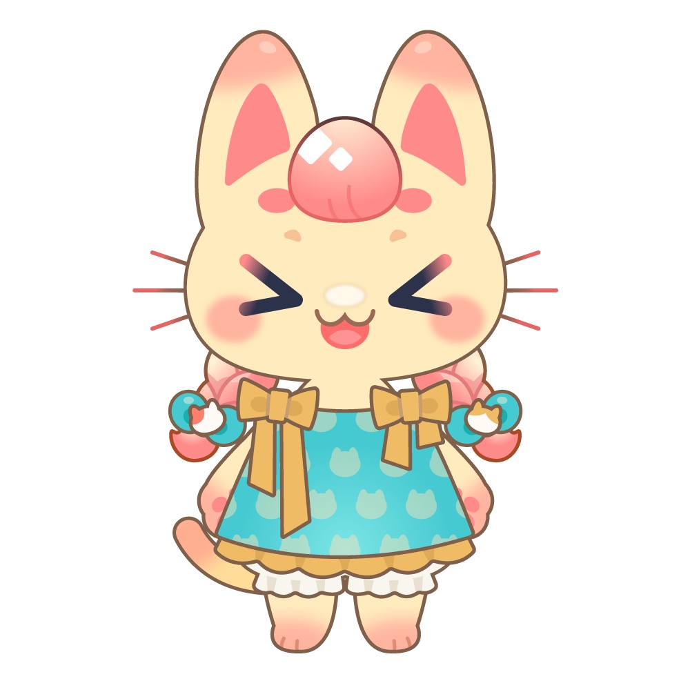 VtuberStudio対応汎用モデル 作った猫ちゃん