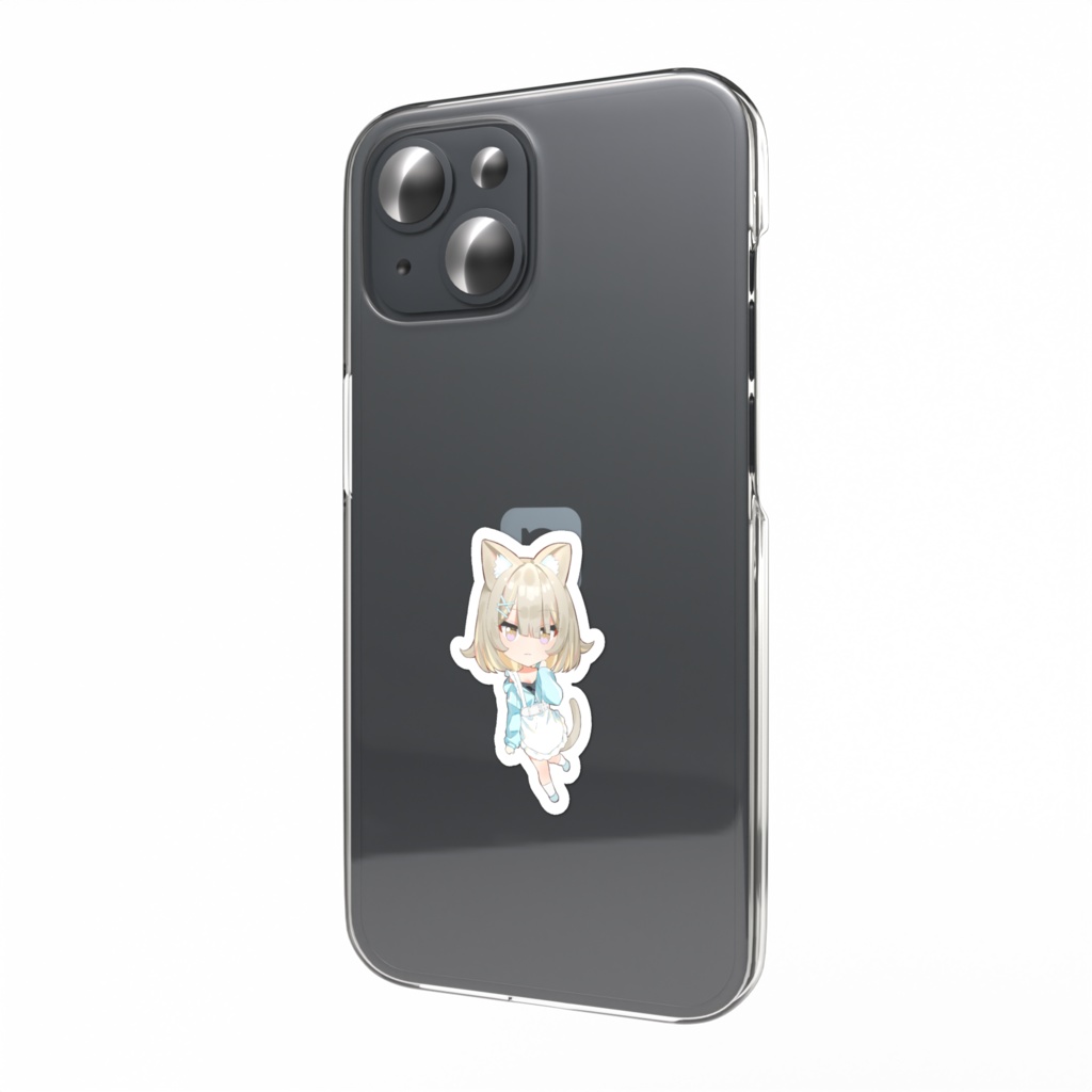 猫派こび スマホステッカー(チビこびver.)