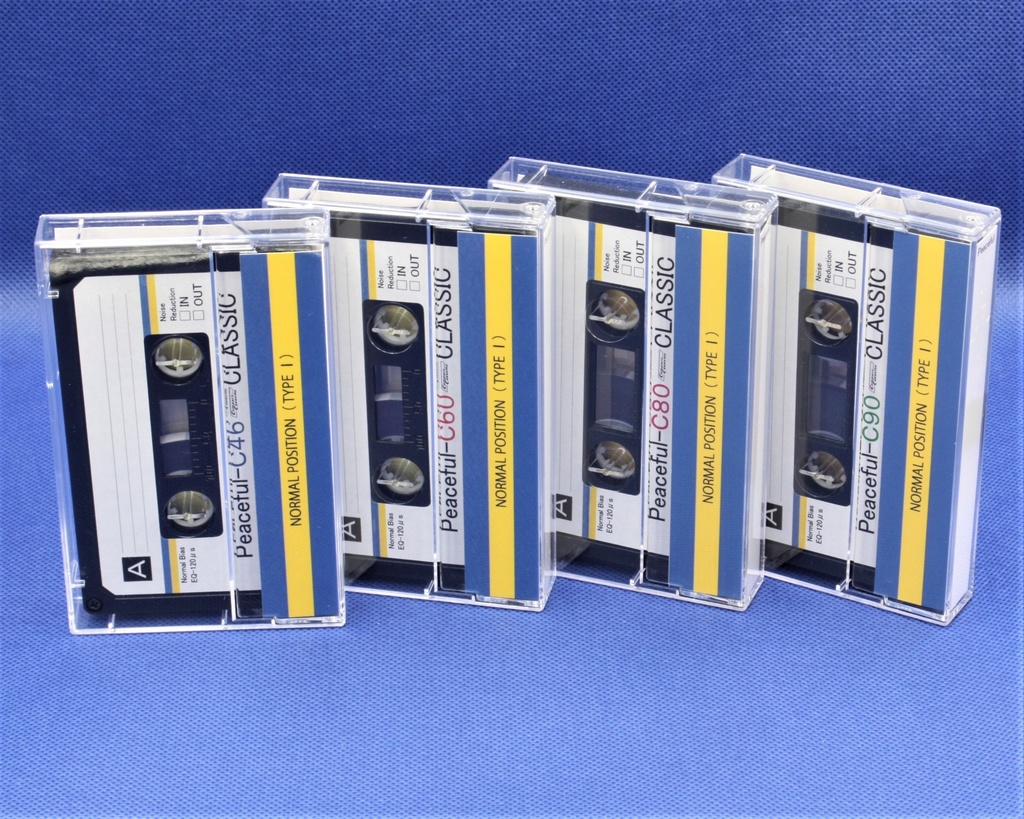 Peaceful<ピースフル・黒ハーフ版>平和祈願のカセットテープ