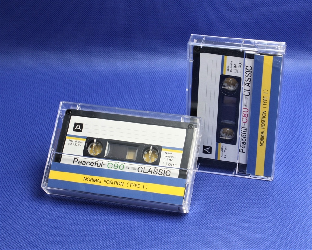 Peaceful<ピースフル・黒ハーフ版>平和祈願のカセットテープ