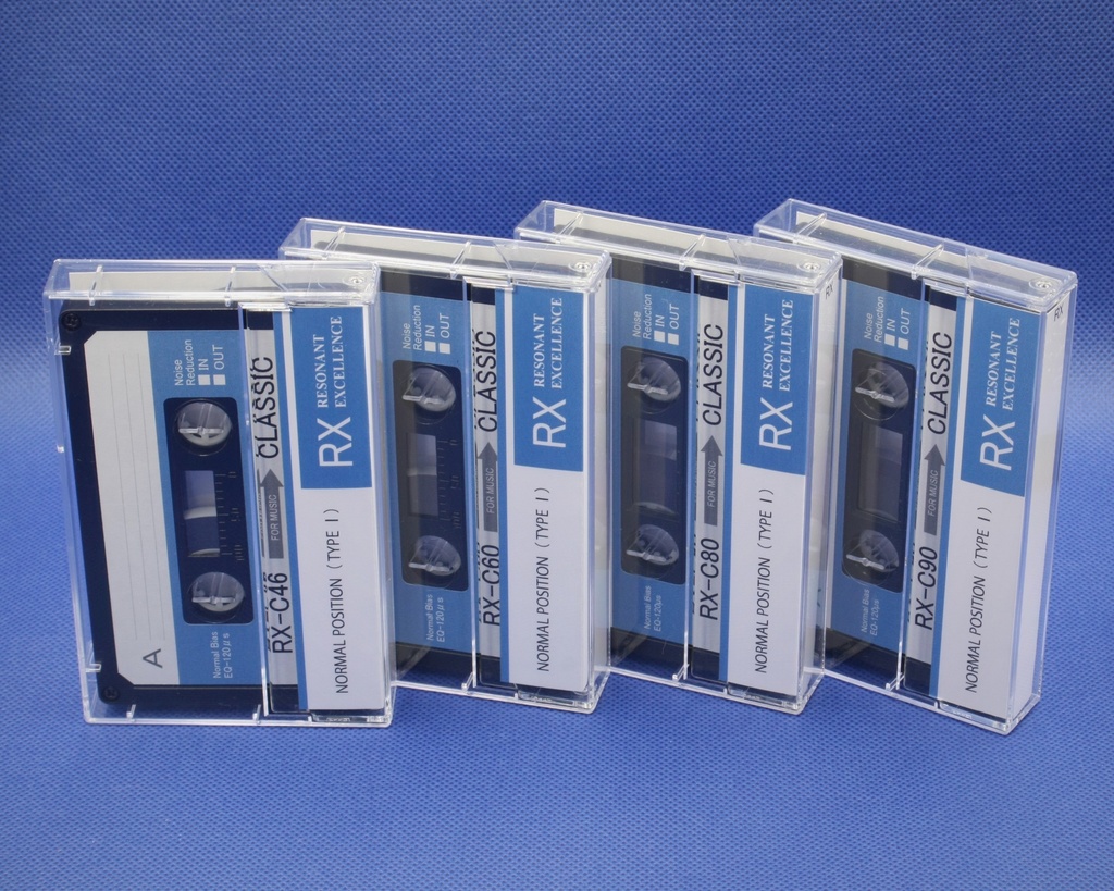 RX<スカイブルー>オリジナルデザイン・カセットテープ