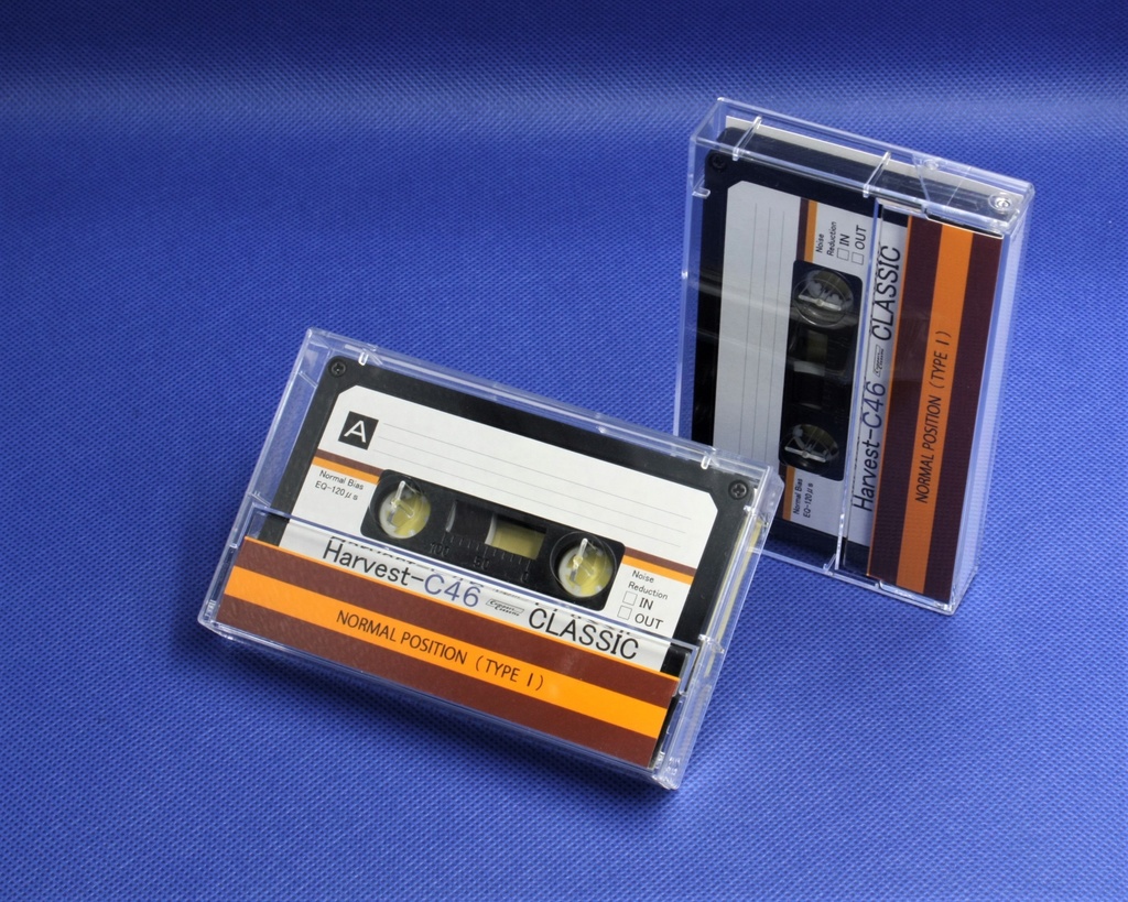 Harvest<ハーヴェストⅡ>レトロ調デザインのカセットテープ
