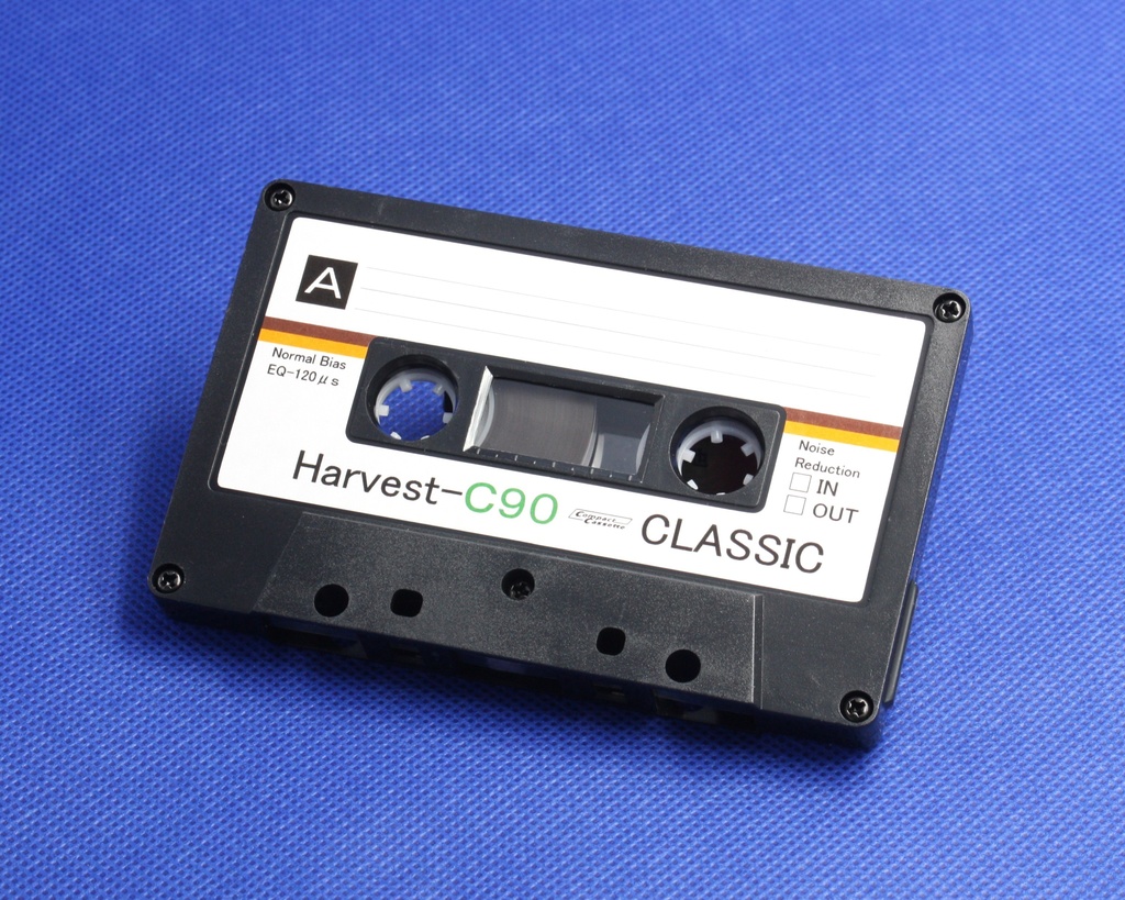 Harvest<ハーヴェストⅡ>レトロ調デザインのカセットテープ