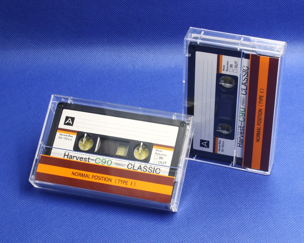 Harvest<ハーヴェストⅡ>レトロ調デザインのカセットテープ