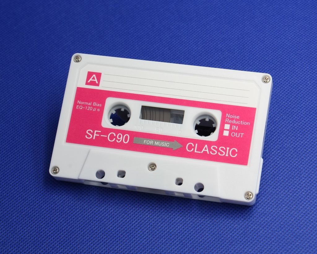 C90・SF<フローラル>オリジナルデザイン・カセットテープ