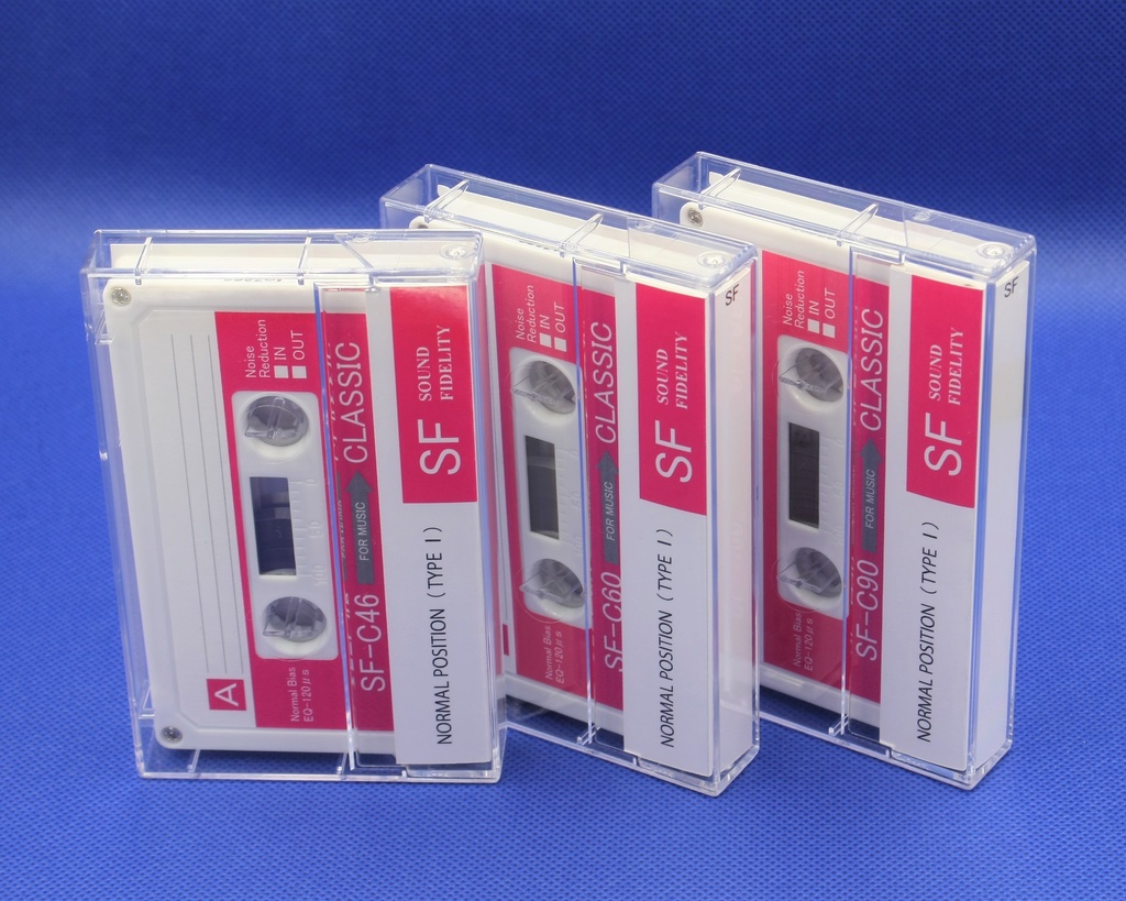 C90・SF<フローラル>オリジナルデザイン・カセットテープ