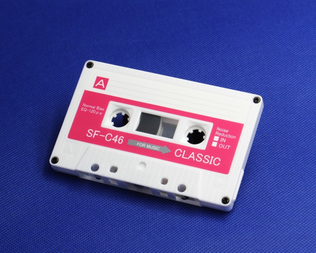 <SF:フローラル.R2>オリジナルデザイン・カセットテープ