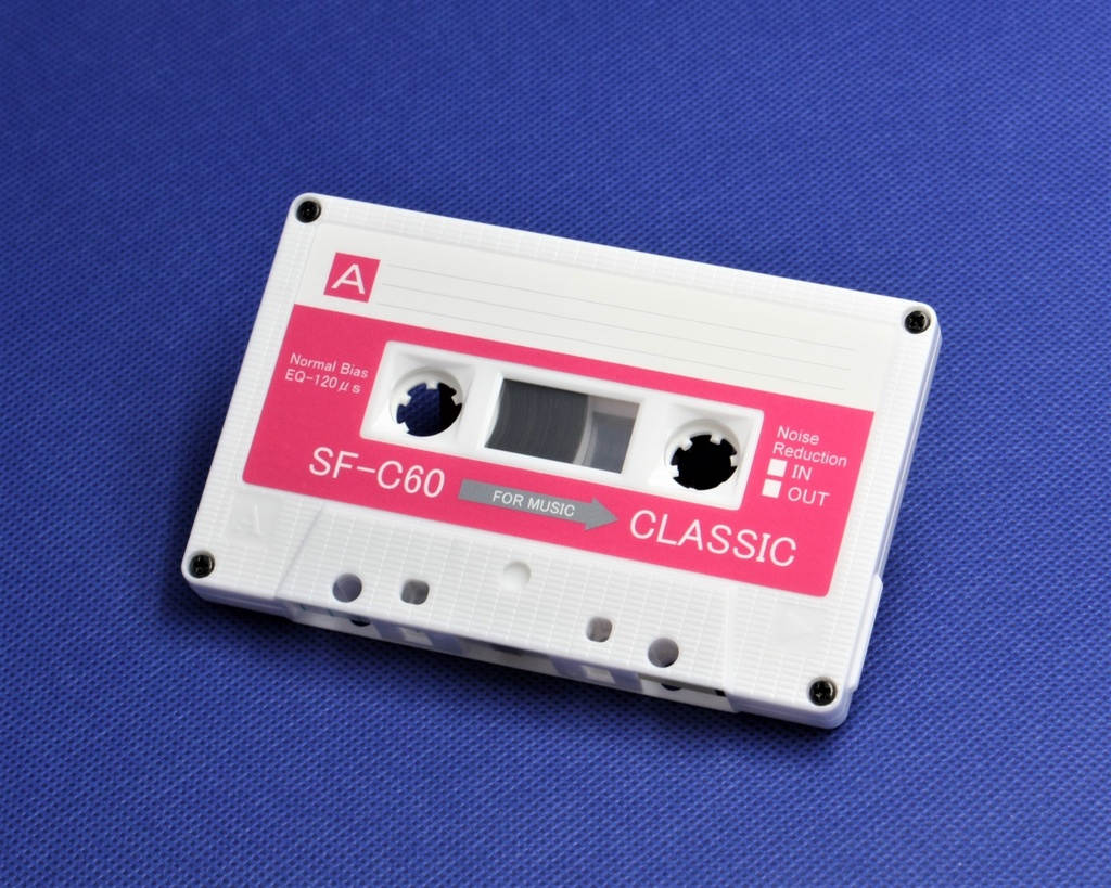 <SF:フローラル.R2>オリジナルデザイン・カセットテープ