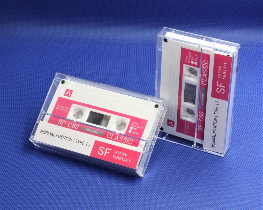 <SF:フローラル.R2>オリジナルデザイン・カセットテープ