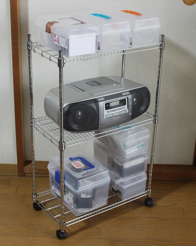 PDF版・向実庵 実用シリーズ・Vol.1「ジョイントラックで作るラジカセ収納ラック」「おすすめのカセットテープ収納用品」