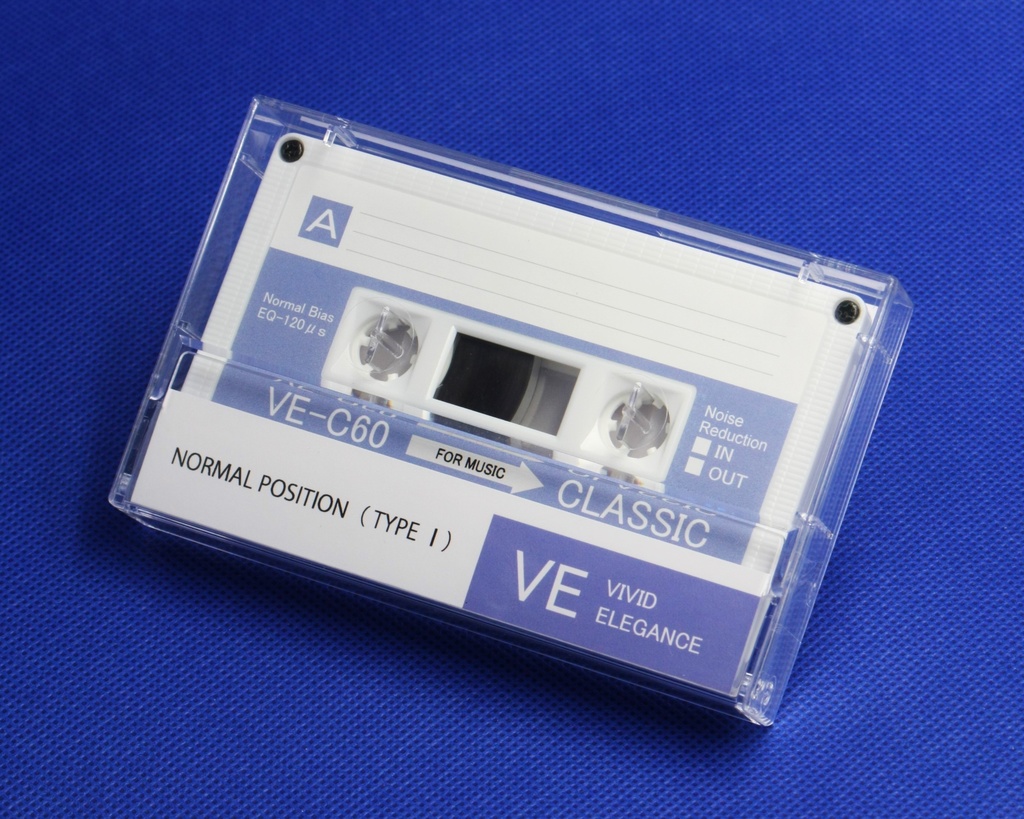 VE＜ラベンダー.R2＞オリジナルデザイン・カセットテープ