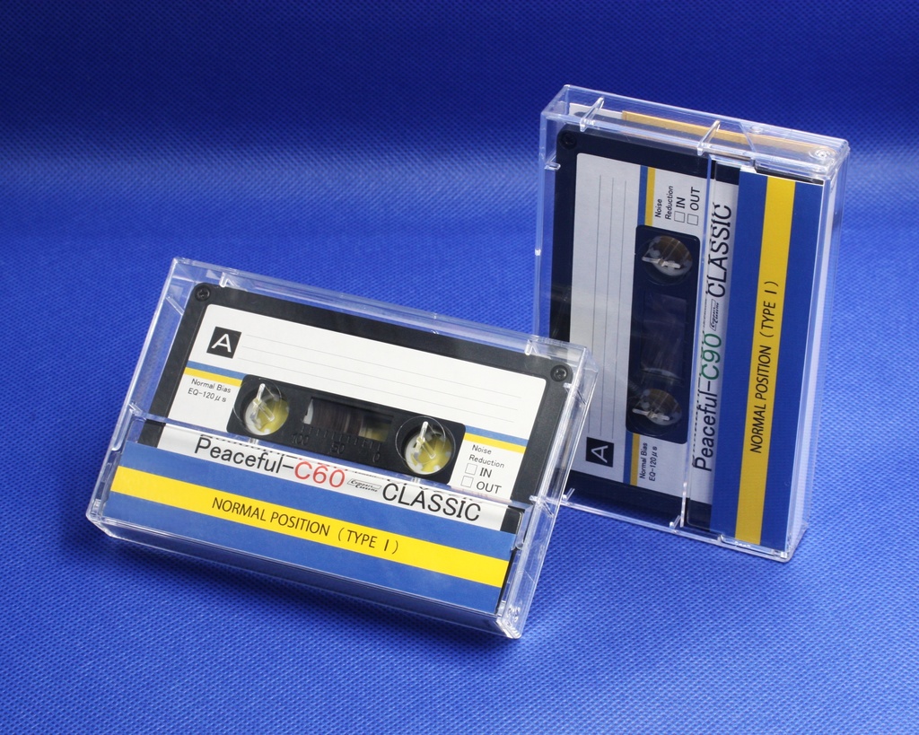 C60<Peaceful:ピースフルブラック.R2>平和祈願のカセットテープ