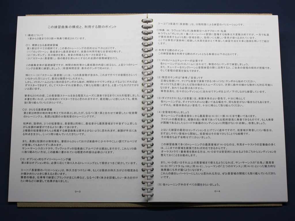 練習曲集:Daily Training for Bassoon :デイリートレーニング集~アマチュアオーケストラのファゴット奏者のために