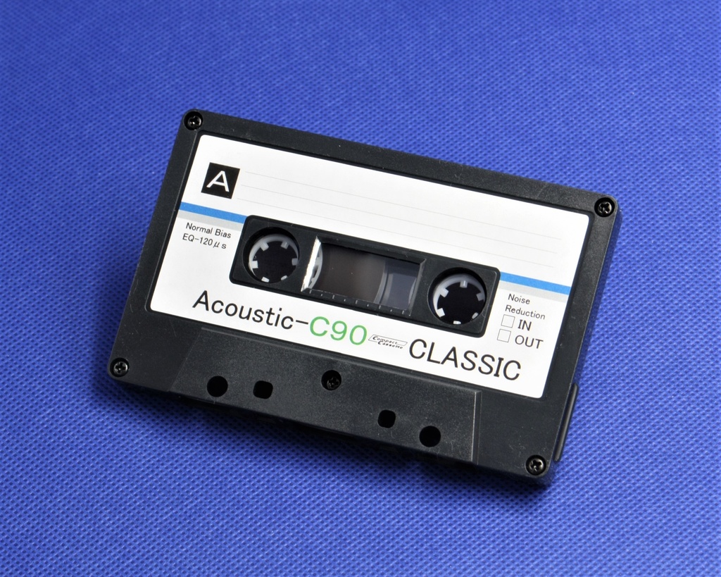 C90・4本組・ストライプデザインカセット・アソート