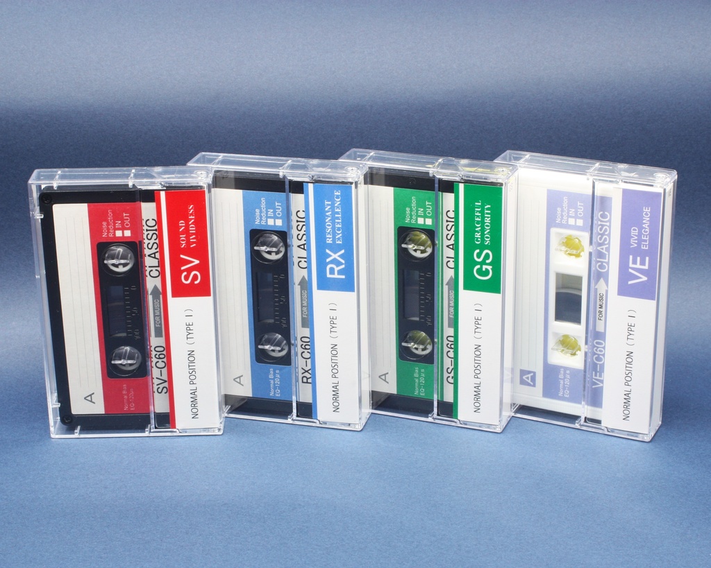 C60・4本組・第2版・オリジナルデザインカセット・アソート