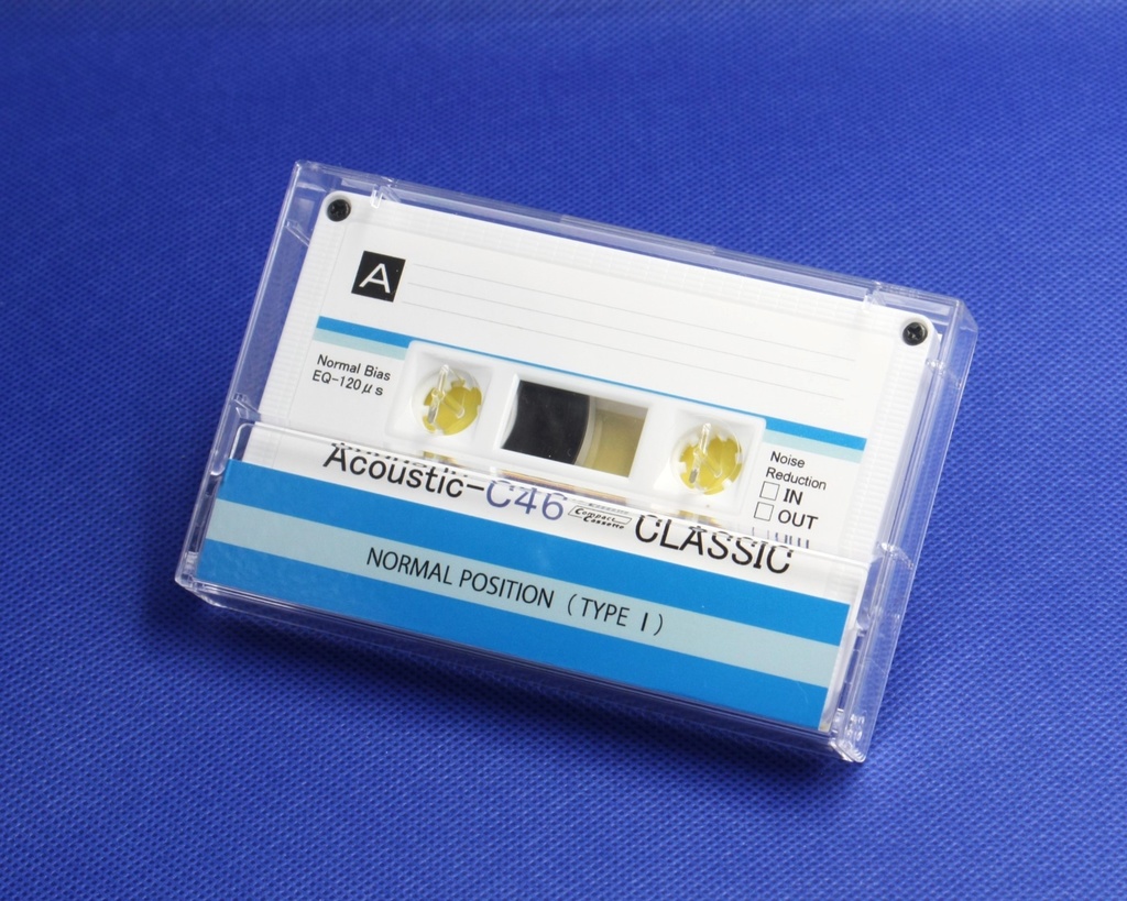 C46・4本組・ストライプデザインカセット・アソート