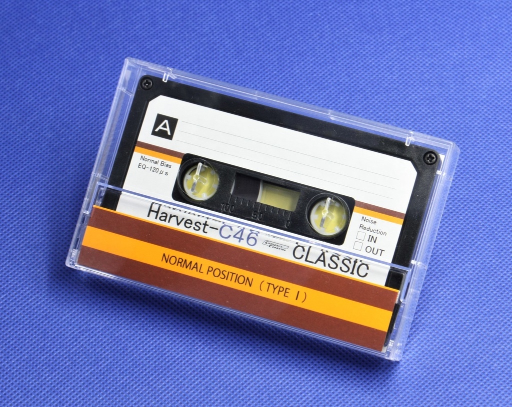 C46・4本組・ストライプデザインカセット・アソート