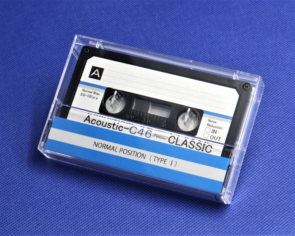 C46・4本組・ストライプデザインカセット・アソート