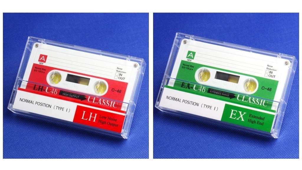 C46・レトロ調白ハーフカセット.R4：LH／EX